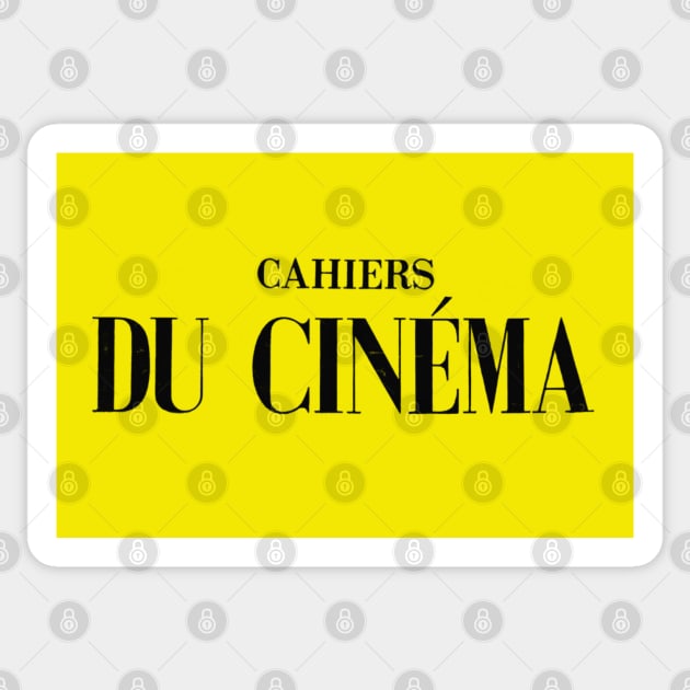 cahiers du cinema Sticker by undergroundnotes